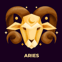 Aries zodiac icon